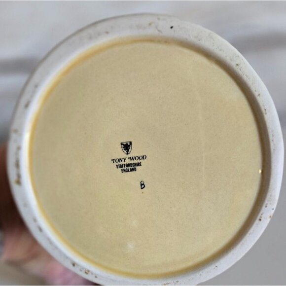 VTG Tony Wood studio Toby Jug Staffordshire England Hand painted - Picture 9 of 12